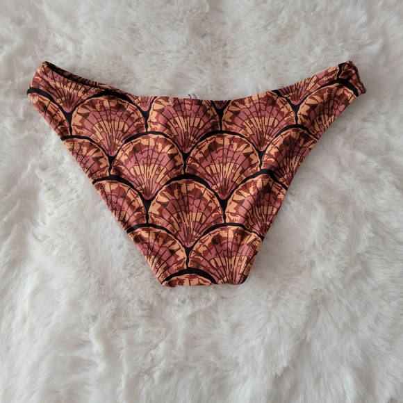 🐙MADEWELL SECOND WAVE BALCONETTE BIKINI SET IN PAINTED SEASHELLS SIZE XL - Picture 12 of 16